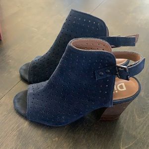 Diba peep toe booties size 8.5